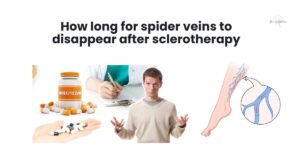 How long for spider veins to disappear after sclerotherapy