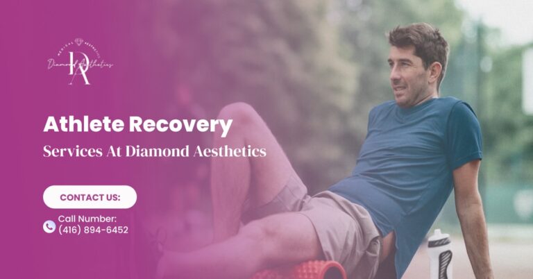 Athlete Recovery: Science-Backed Strategies for Peak Performance 6 Male athlete using a foam roller for Athlete recovery at Diamond Aesthetics