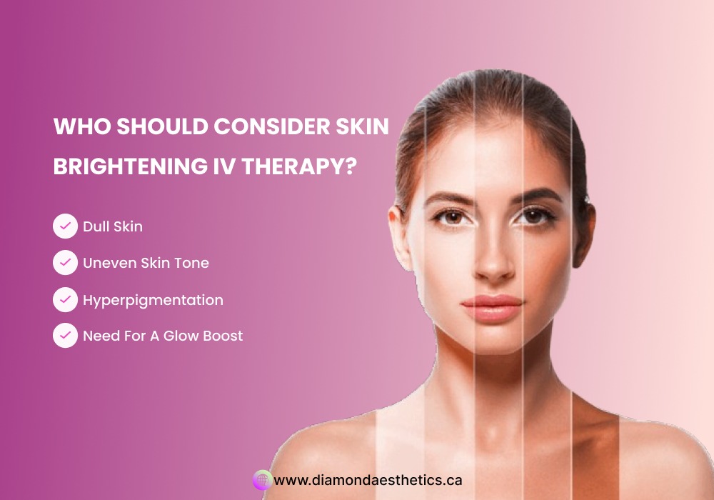 Skin Brightening IV Therapy: Benefits, Cost & Results 3 This skin rejuvenation IV treatment can benefit a wide range of people, but it's particularly effective for those dealing with specific concerns