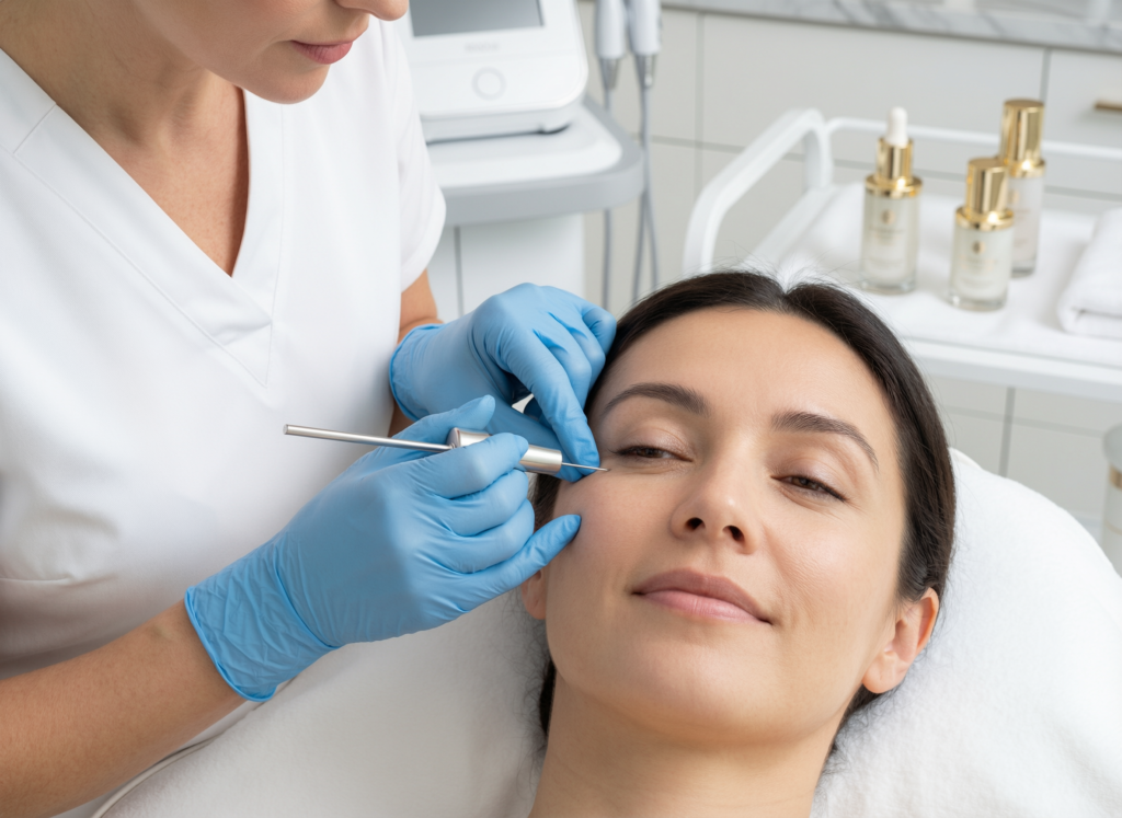 tear trough filler under eye treatment brampton